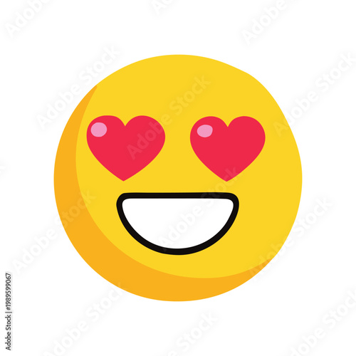 Cute Kawaii Happy Face Emoji Sticker