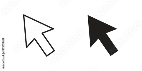 Mouse icon collection vector illustrations, Vector pictogram