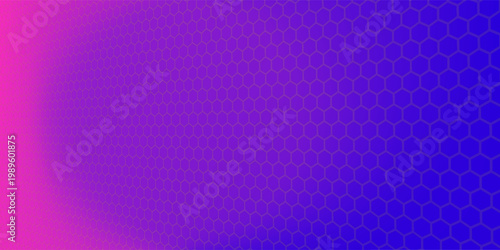 Pixelated bitmap gradient texture. Blue and pink dither pattern background. Abstract glitchy pattern. 8 bit video game screen wallpaper. Wide pixel art retro illustration. Vector backdrop