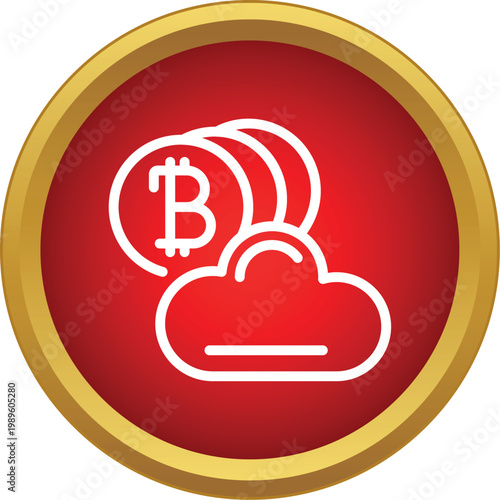 Bitcoin cryptocurrencies connecting to a cloud computing storage network