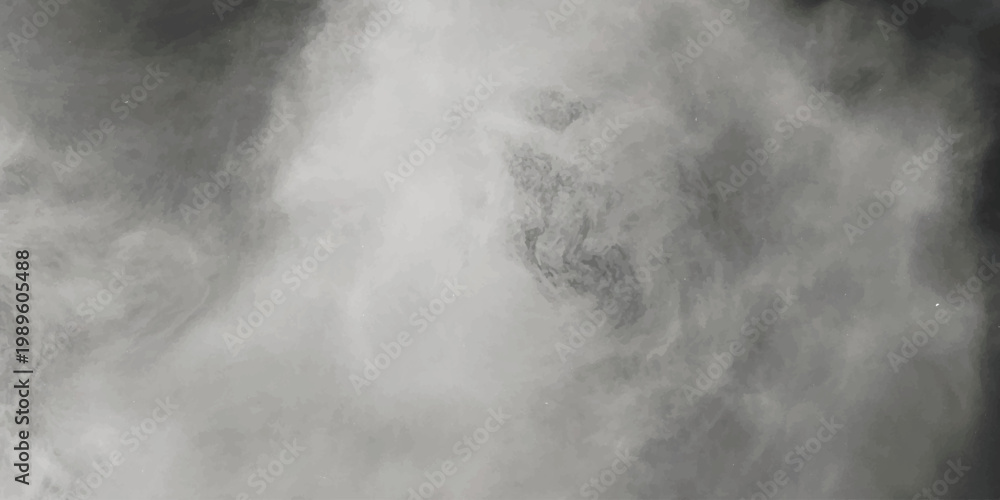 Fototapeta premium Abstract Black and White Smoke Texture, Monochrome Ink in Water Background, Moody Fluid Cloud Swirls for Minimalist Design and Branding