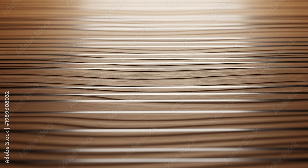 Obraz premium Abstract Background of Horizontal Wood Grain Lines with Soft Light.