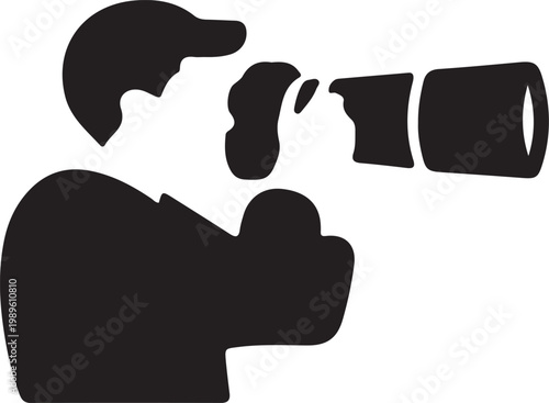 Modern flat vector phographer design