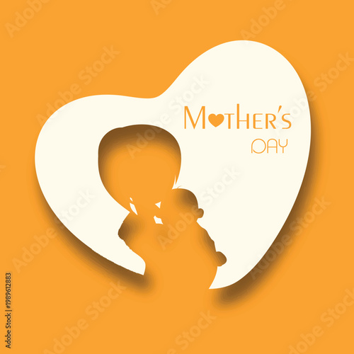 Happy mothers day event poster