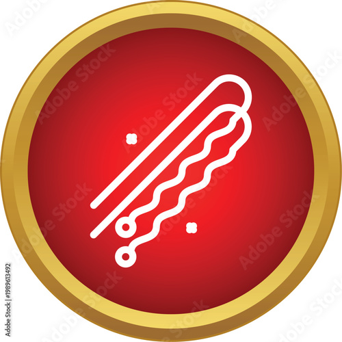 Bobby pins representing hair styling and beauty essentials