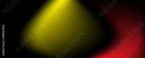 Blurred  Orange and red colored abstract on black  background. Smooth transitions of iridescent colors. Abstract color gradient film grain texture background.Colorful gradient