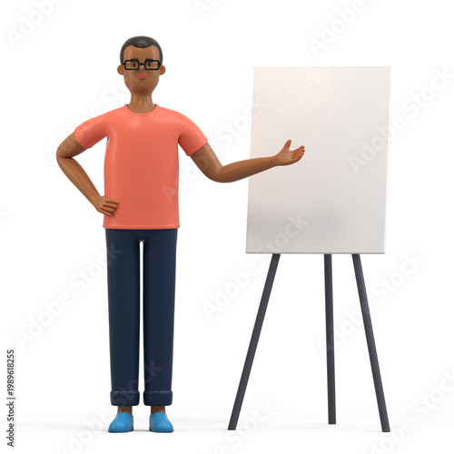 Presenting ideas, blank canvas, open for discussion