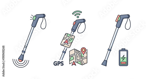 Metal Detector with GPS Technology.