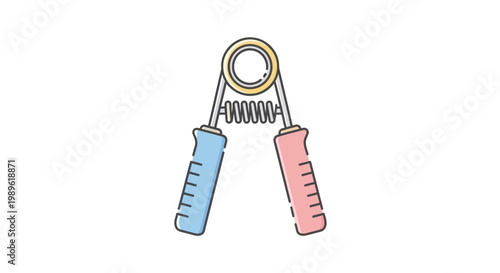 Colorful Hand Grip Strengthener Exerciser.