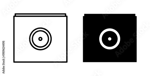 Aerosol Spray Can Cap Nozzle Vector Icon Set