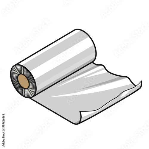 Roll of Plastic Wrap Film.