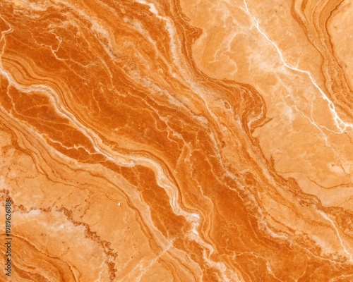 Luxury Orange Onyx Marble Texture Background with Natural Golden Veining for High-End Interior Design and Architecture