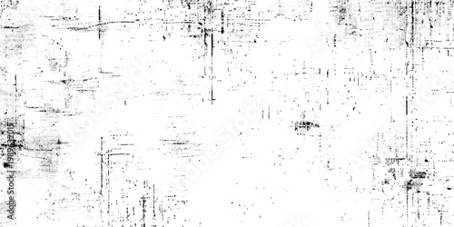 Grunge white background with black scratch marks, distressed paint texture, rough abstract lines, minimalist urban decay style vector.