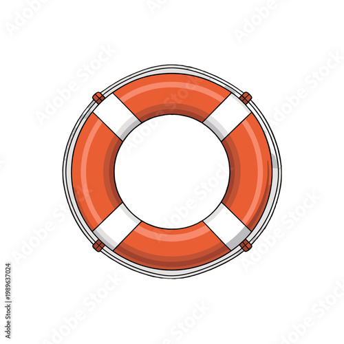 A lifebuoy as a symbol of safety.