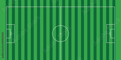 Football field. Football field lines style. Black field and stadium outline scheme on white background.
