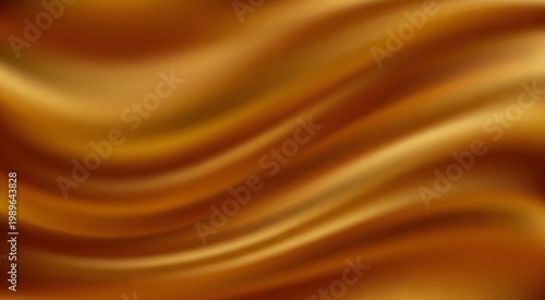 Textured brown fabric with soft ripples color swatch textile art material background abstract lustrous luxurious textural close-up clothing interior
