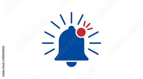 Notification Alert Bell Icon Symbol.