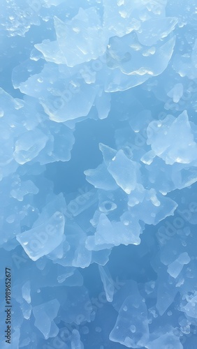 Explore the Intricate Beauty of Ice Textures Under Water: A Serene Perspective on Nature's Frozen Wonders and Their Role in Our Environment