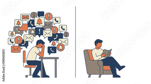 Man sitting on chair with laptop.