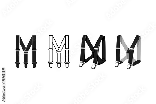 Various Suspenders Styles