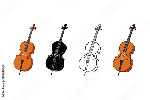 Cello Illustrations Collection