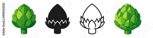 Artichoke Icons Collection