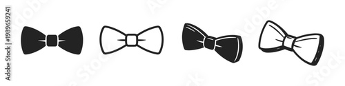 Bow Tie Icons Collection