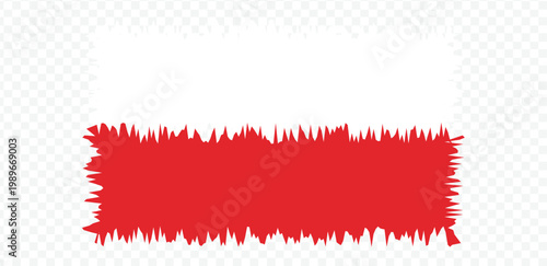 Poland Flag Illustration Collection with Country Map, Circle Icon and Simple Banner. Close up of Poland flag background
