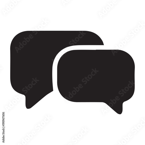 Business communication vector illustration with email chat and messaging symbols in modern flat style