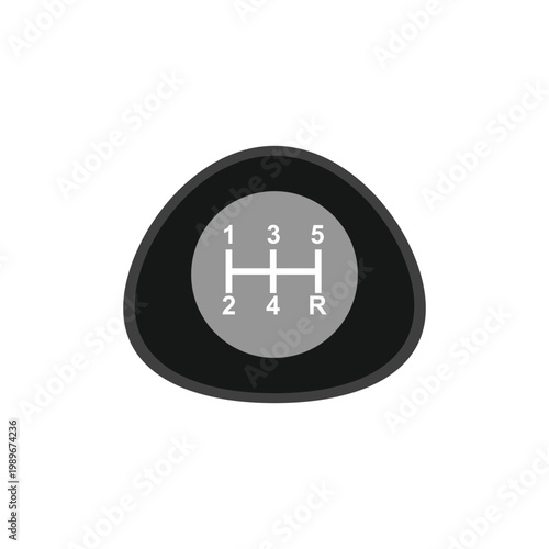 Gearbox illustration with numbers on dark background.