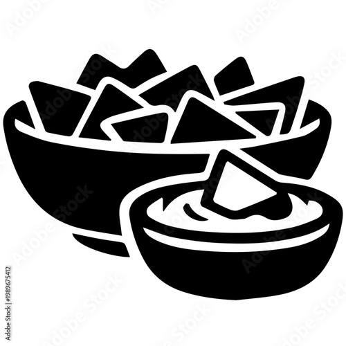 DIY taco bar signage icon with transparent background self-serve food station symbol
