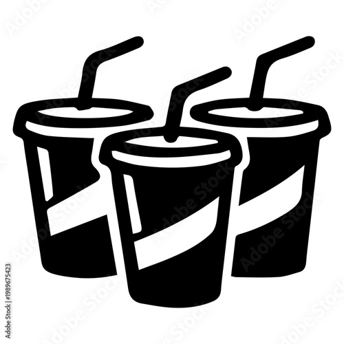 Please help yourselves to the fruit juice soda drinks signage icon with transparent background beverage station symbol
