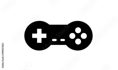 Classic video game controller vector illustration graphic design
