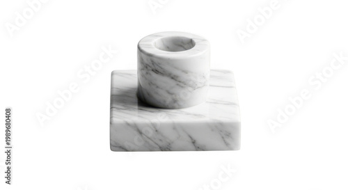 Stack of white foam earplugs in cylindrical packaging isolated on transparent background