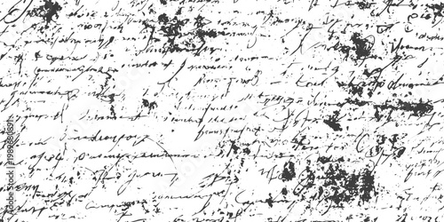 Vintage Handwritten Calligraphy Script with Grunge Texture Vector Background