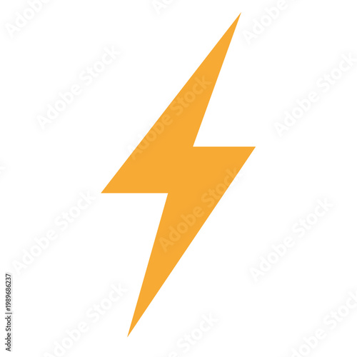 雷　稲妻マーク　痛みやショックのイラスト