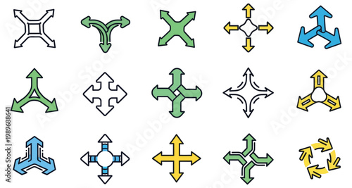 Collection of ninjato weapons a diverse array of japanese throwing stars and blades in varied colors