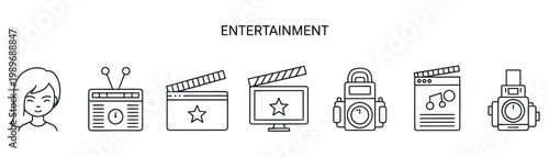 Technical drawing of various connectors and components a detailed schematic representation for engineering applications