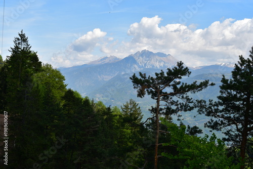 Schöne Landschaft bei Völlan in Südtirol 