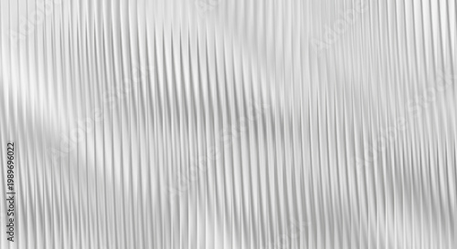 Obraz na plátně A close-up view of a metallic surface with vertical lines