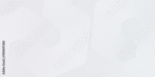 Geometric Hexagon Pattern Background With Subtle Lines and Soft Gray Tones for Modern Design modern illustration