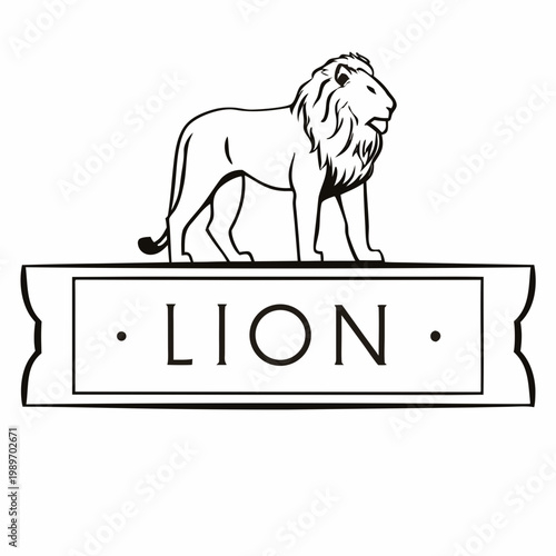 lion symbol vector