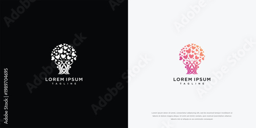 Heart Tree Logo Design