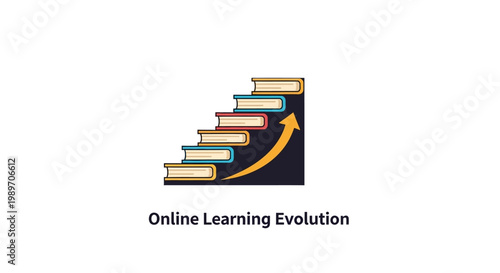 Online Learning Books Stack Growth.