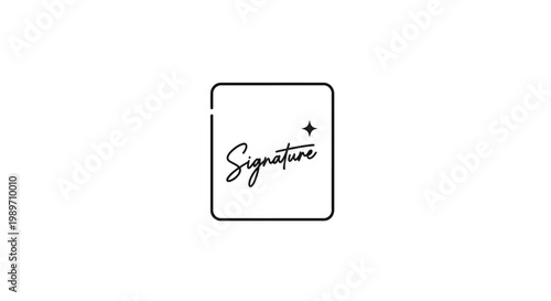 Signature with a plus mark.