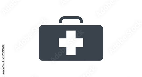 First aid kit box medical.