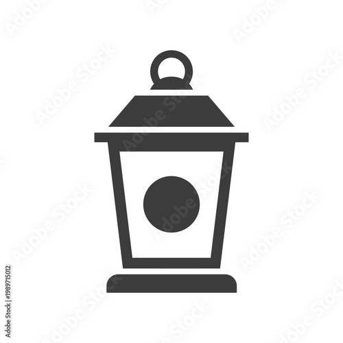 Classic design of an outdoor wall-mounted lantern for garden or pathway lighting