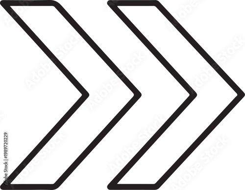 Black chevron arrow set, right direction black chevron arrows