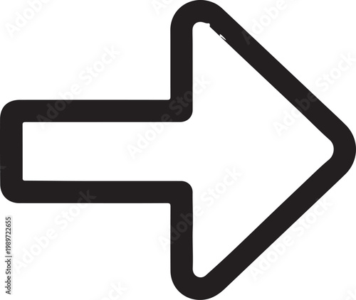 Thick black right-pointing arrow black arrow right arrow