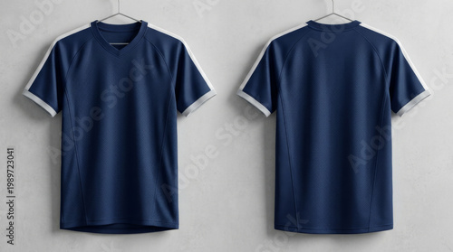 Maqueta de diseño de camiseta deportiva.